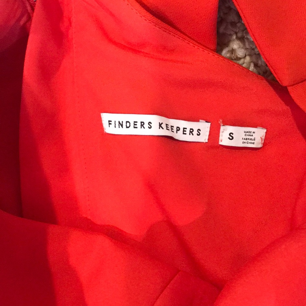Finders Keepers Red Romper - Picture 2 of 7